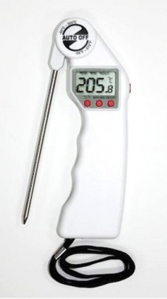Termometer Digital -50 Till +300c Utfällbar Sticka