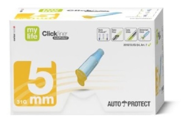 Pennkanyl Clickfine autoprotect 5mm 31g steril