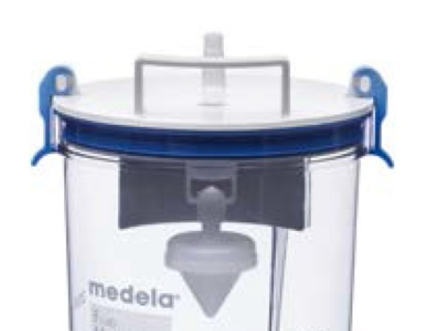 Lock behållare Medela ø6-10mm till Vario flergångssystem