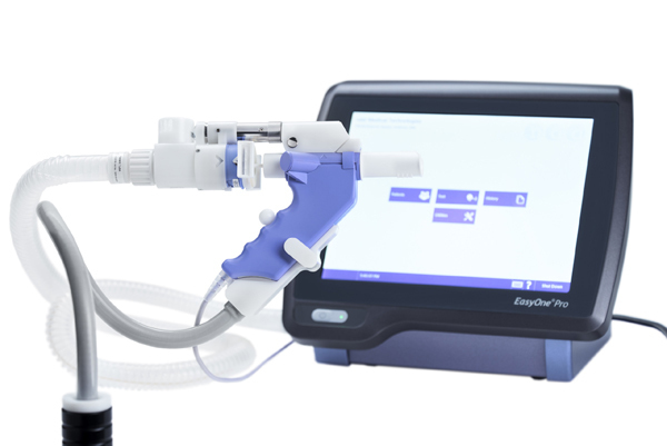 Spirometri easyone pro lab frc lungfunktionsmätning