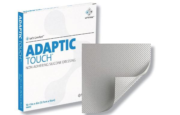 Adaptic Touch 20cmx32cm Steril Sårbäddskydd Med Silikon