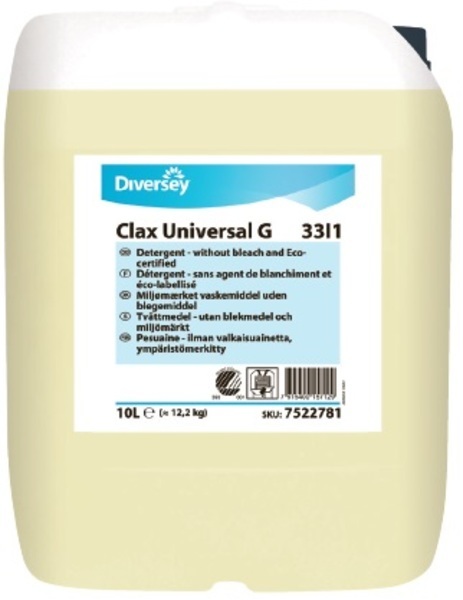 Tvättmedel Clax Universal PE 200l Svanenmärkt pH 10,2