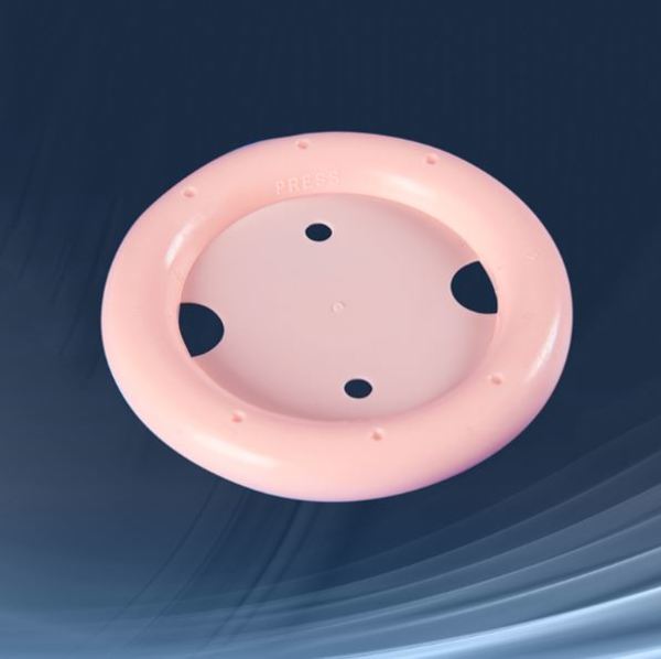 Livmoderinlägg ring med stöd 45mm silikon steril