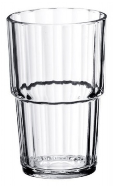 Dricksglas Norvege 27cl stapelbart härdat glas