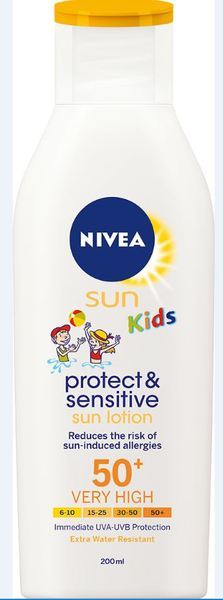 Solkräm Nivea Protect&Sensitive SPF50+