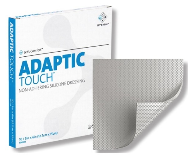 Adaptic Touch silikon 7,6x11cm steril ej vidhäft