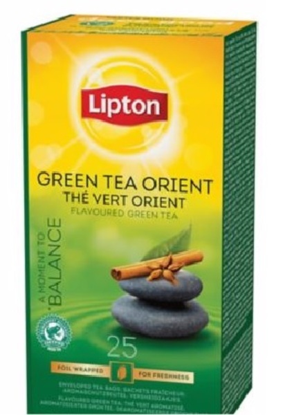Te Lipton green orient 25 st/ask