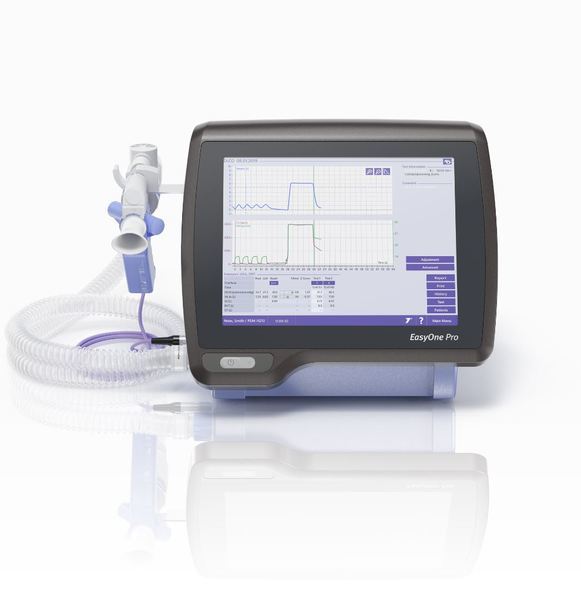 Spirometri Easyone Pro Lab Frc Lungfunktionsmätning