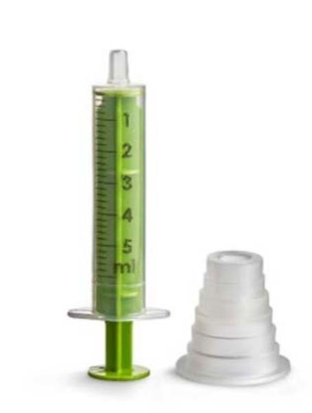 Doseringssprøyte universal oral 1-5ml med universal adapter, Miljøvalg