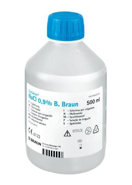 Natriumklorid 9mg/ml 500ml ecotainer spolflaska steril