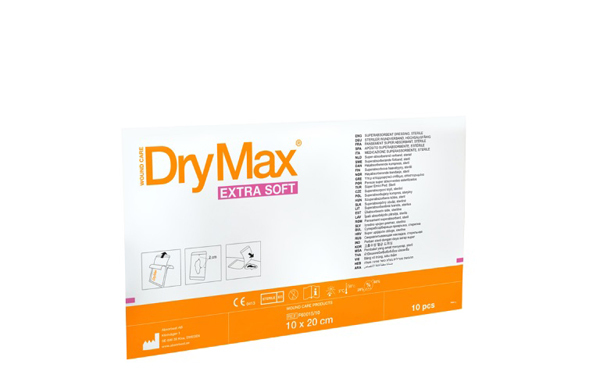 Drymax extra soft 10x20cm steril