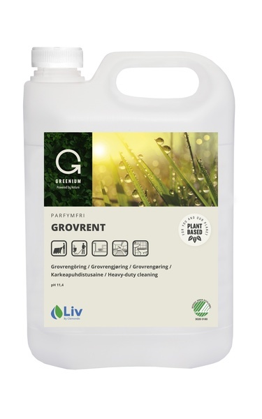 Grovrent LIV Greenium 5l oparfymerad pH 8,5 brukslösning