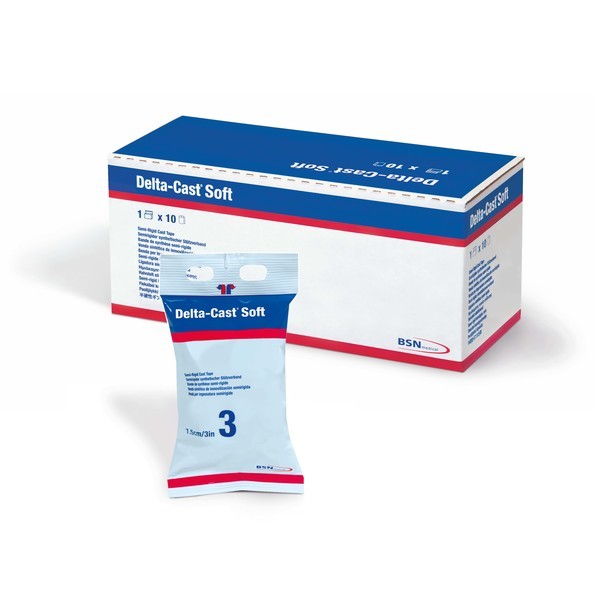 Gips Synt Polyester 10cm Svart Delta-Cast Soft