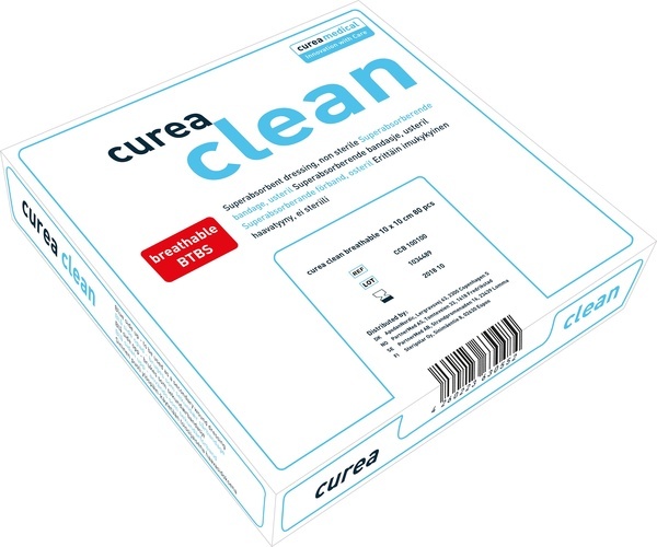 Curea clean breathable 10x10cm osteril