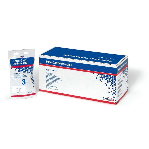 Gips Synt Polyester 10cm Svart Delata-Cast Conformable