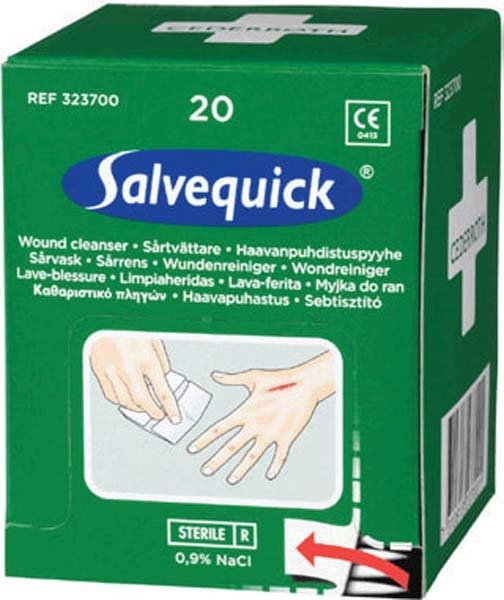 Sårvask Salvequick sårserviett 323700