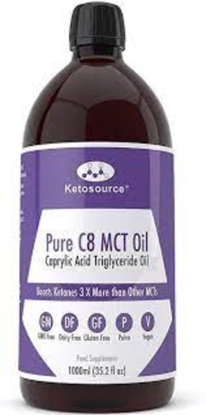 Keto Pure C8 Mct Oil 1000ml Vnr 173001-1