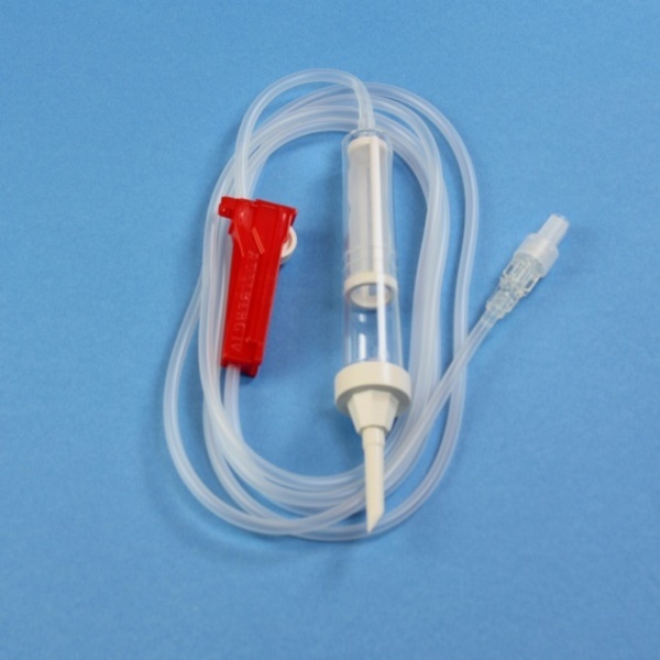 Transfusionsaggregat Mediplast 180cm. Steril, PVC-fri