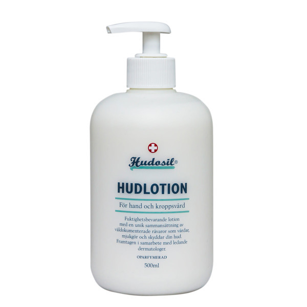 Hudlotion Hudosil 525ml med pump oparfymerad