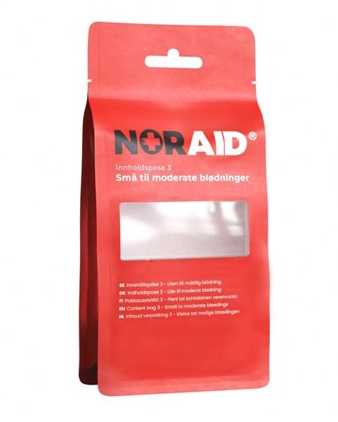 NorAid Innholdspose 3 Små til moderate blødninger