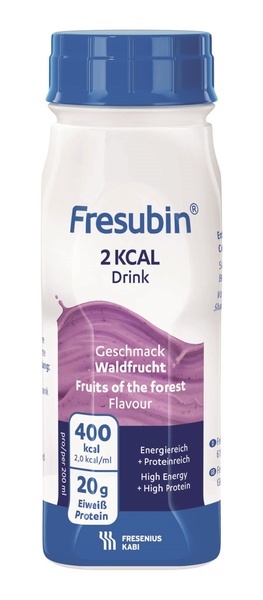 Fresubin 2 Kcal Drink Skogsbär 4x200ml Vnr 845256
