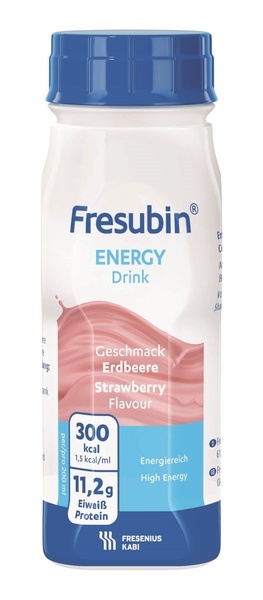 Fresubin Energy Drink Jordgubb 4x200ml Vnr 845657