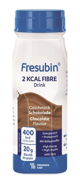 Fresubin 2 Kcal Fibre Drink Choklad 4x200ml Vnr 845157