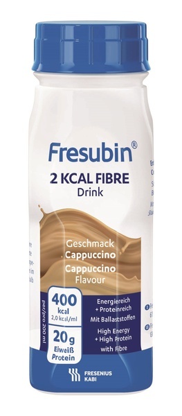 Fresubin 2 Kcal Fibre Drink Cappuccino 4x200ml Vnr 845156