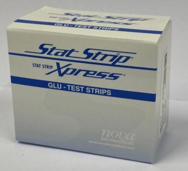 Nova StatStrip Glucose Test Strip, 100 Tester (2x50 tester)