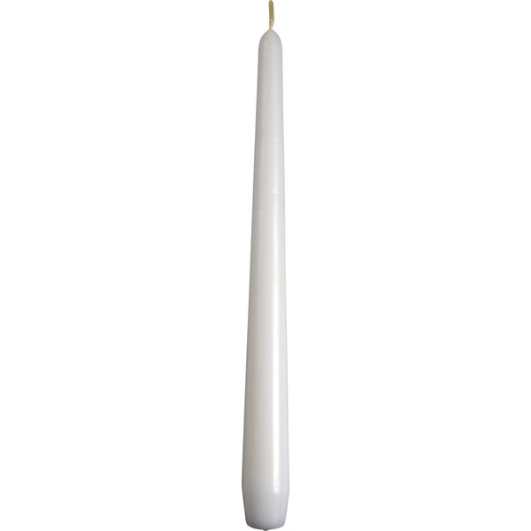 Antikljus Gastro-Line 25cm vit brinntid 8 timmar 100% paraffin