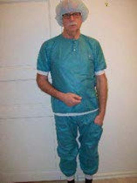 Skjorta Ast grön XL med mudd scrub suit