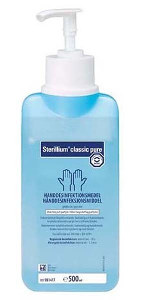 Hånddesinfeksjon Sterillium classic pure m/p 500ml