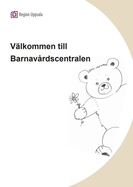 Broschyr välkommen till barnavårdscentral Region Uppsala