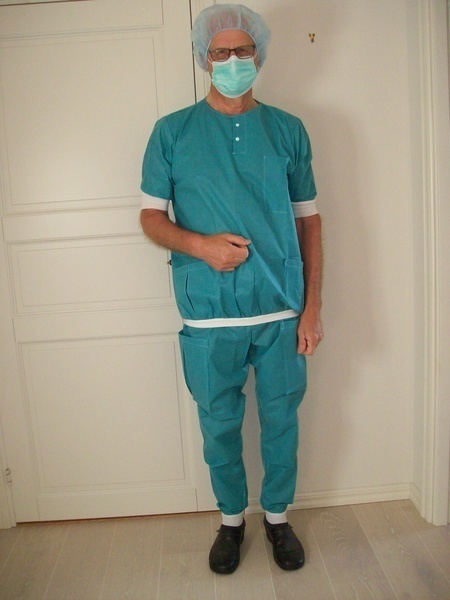 Byxa Ast grön S med mudd scrub suit