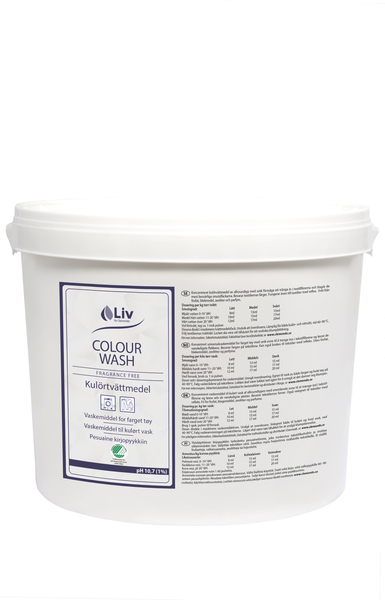 Tvättmedel Colour Wash 8kg oparfymerad Svanenmärkt pH 10,5