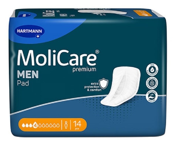 Inko skydd Molicare Premium Men Pad 27x18cm ABS ISO 511ml
