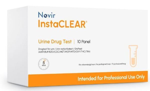 InstaCLEAR Multi 10-panel drogtest (urin). 25-pack