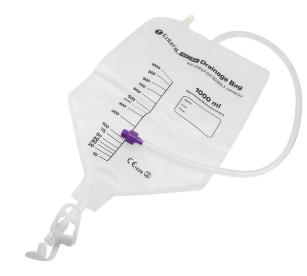 Enteral Dränagepåse 1000 ml ENFit