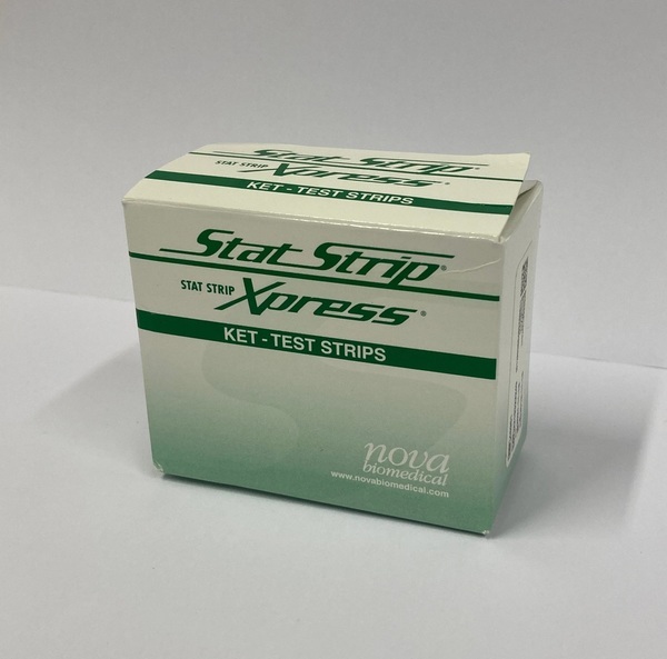 Nova StatStrip Ketone Test Strip, 50 Tester (2x25 tester)