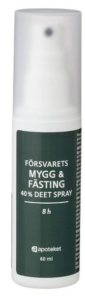 Försvarets mygg och fästingspray, 60ml