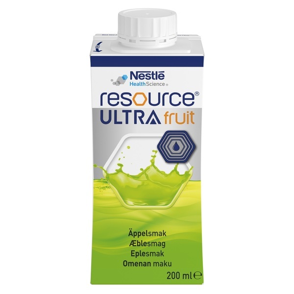 Resource Ultra Fruit Äpple 4x200ml