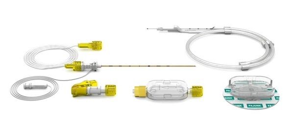 SonoLong SoftSecure NrFit 19G x 100mm med Facet Tip S,  20G x 50cm kateter med stängd tip och tre laterala öppningar,  Clamping Adapter, Filter 0,2µm, FixoLong