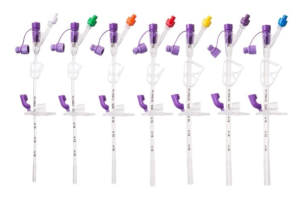 Medilime Gastrostomitub 24fr vinklad med enkel koppling 2 stycken