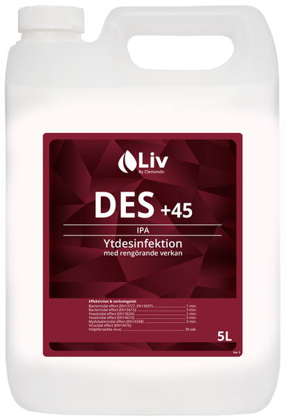 Ytdesinfektion LIV DES +45 5l