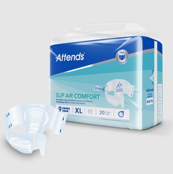 Inko skydd Attends Slip Air Comfort 9XL. Höft 150-175cm, ABS ISO 3184ml