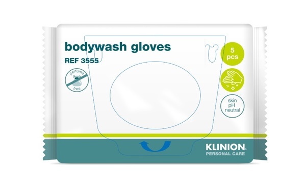 Tvätthandske Klinion Parfymfri – 5 st