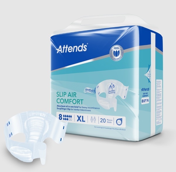 Inko skydd Attends Slip Air Comfort 8XL. Höft 150-175cm, ABS ISO 3175ml