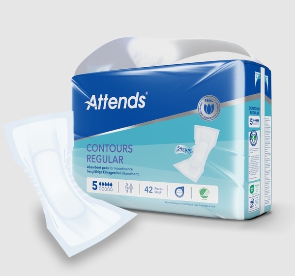 Inko skydd Attends Contours Regular 5. 50x21cm, ABS ISO 1073ml