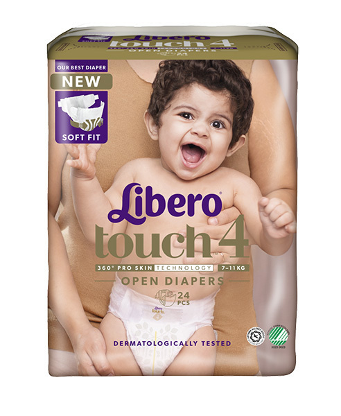 Bleie barn Libero Touch 4 Open 7-11kg 24pk