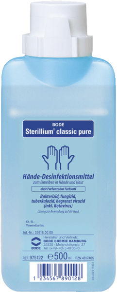 Hånddesinfeksjon Sterillium classic pure 500ml